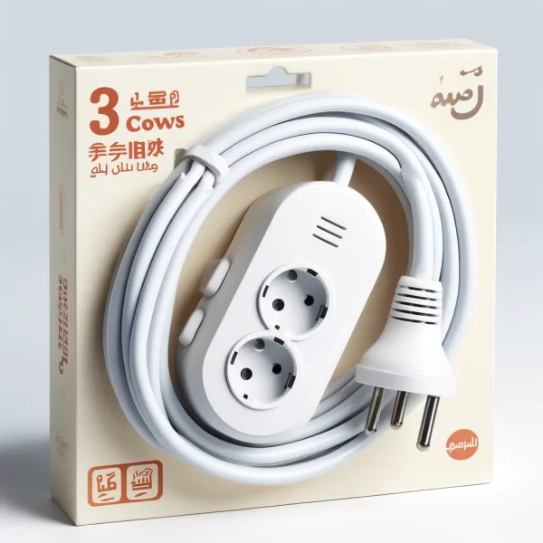 Extension Cord 3 Way Socket China